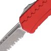 Microtech Cypher II OTF Auto Folding Knife 3.5" M390MK Red