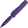 Microtech Cypher II D/E OTF Auto Folding Knife Purple 3.5"