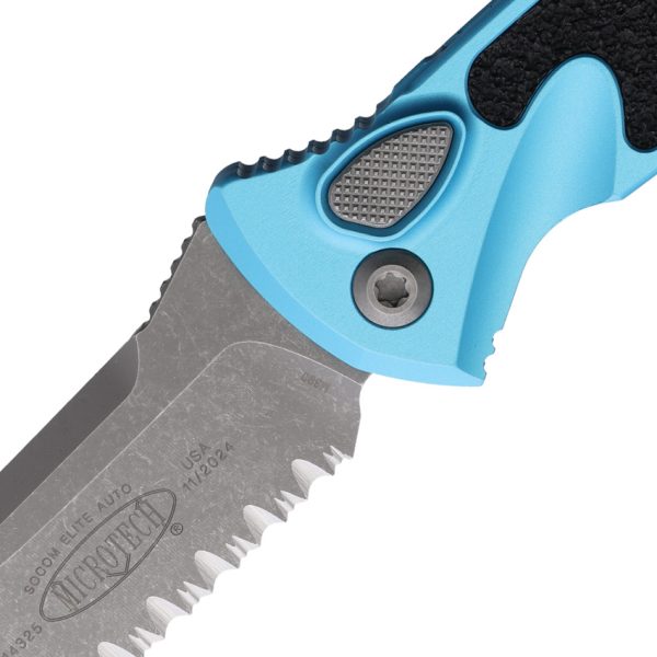 Microtech Socom Elite Button Lock Auto Folding Knife 4" Apocalyptic