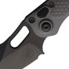 Microtech Stitch S/E Button Lock Auto Folding Knife 3.75" Black DLC