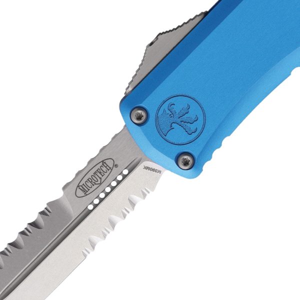 Microtech Hera II Mini OTF Folding Knife Blue M390MK 3" Blade