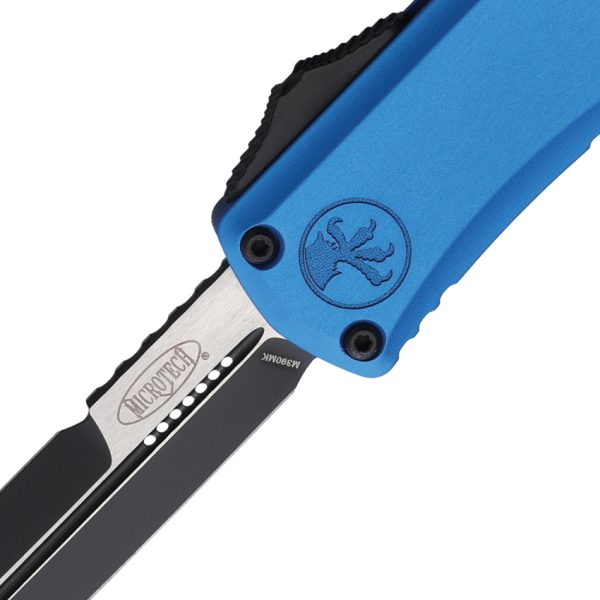 Microtech Hera II OTF Mini Bayonet 3" M390MK Blue Auto Knife
