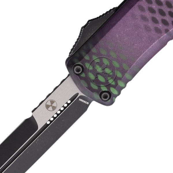 Microtech Hera II Mini OTF Purple Folding Knife 3" Blade