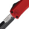 Microtech Hera II Mini Automatic OTF Folding Knife 3" Bayonet M390MK Red
