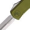 Microtech Hera II D/E OTF Auto Folding Knife 4" M390MK Stonewash Green