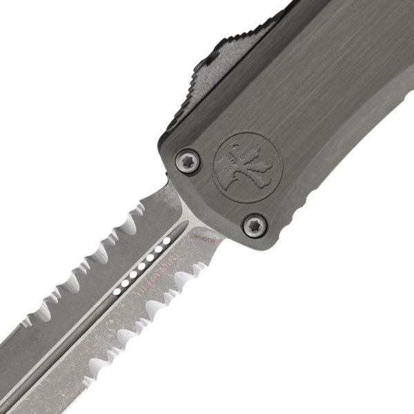 Microtech Hera II Mini D/E OTF Automatic Folding Knife 3" M390MK Blade Gray