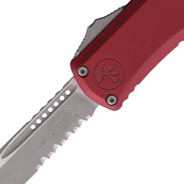Microtech Hera II Mini OTF Automatic Folding Knife 3" M390MK Apocalyptic Blade