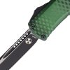 Microtech Hera II Mini OTF Auto Folding Knife Green 3" M390MK