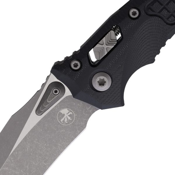 Microtech Amphibian S/E Ram-Lok Folding Knife 4" Apocalyptic M390MK Black