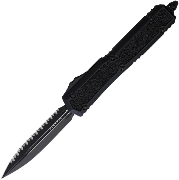 MCT2063TS Microtech Makora I 2021 Auto Folding Knife 3.38" Black Serrated