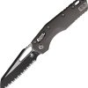 Microtech MSI Ram-Lok FS 3.75" Serrated M390MK Gray Folding Knife