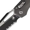Microtech MSI Ram-Lok FS 3.75" Serrated M390MK Gray Folding Knife