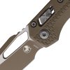 Microtech MSI Ram-Lok Tri Grip Dark Earth Folding Knife
