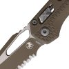 Microtech MSI Ram-Lok Tri Grip 3.75" Dark Earth Folding Knife