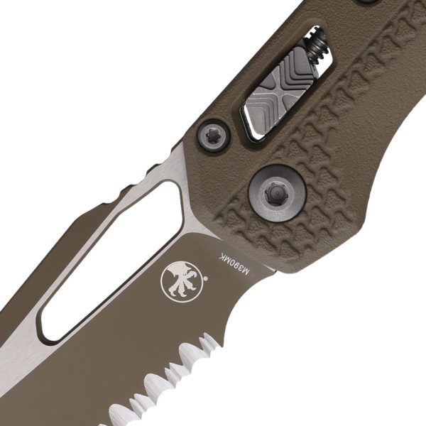 Microtech MSI Ram-Lok Tri Grip 3.75" Dark Earth Folding Knife