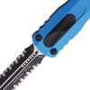 Microtech Dirac D/E OTF Auto Folding Knife Blue 3" Double Edge