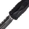 Microtech Dirac D/E OTF 3" Black Serrated Dagger Folding Knife