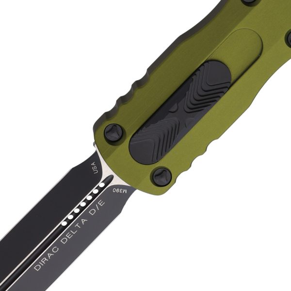 Microtech Dirac Delta D/E OTF Automatic 3.75" Bohler M390 OD Green