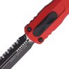 Microtech Dirac Delta D/E OTF Automatic Folding Knife Red 3.75" M390