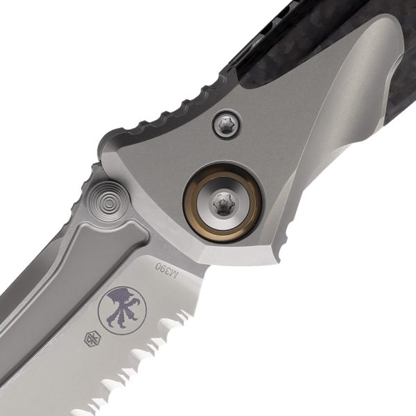 Microtech Socom Bravo Mini Framelock Folding Knife 3.5" Gray