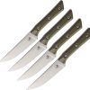 MCT360010SETOD 4.5" Steak Set SW OD Green G10