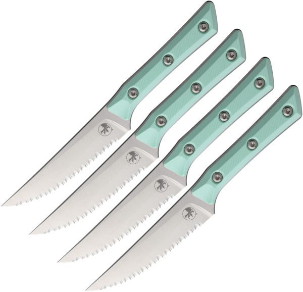 MCT360012SETCA 4.5" Steak Set FS Caribbean Bl