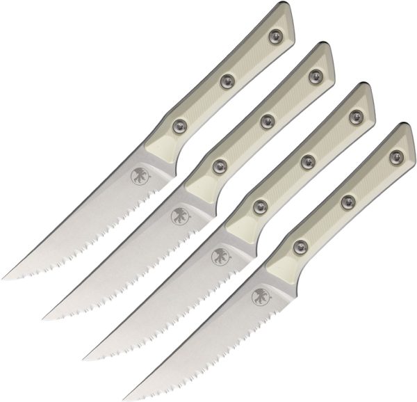MCT360012SETIV 4.5" Steak Set FS Ivory G10