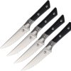MCT3600B12SETBK 4.5" Steak Set SW FS Black G10
