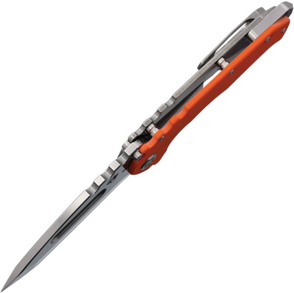Medford Praetorian G Framelock Folding Knife Orange G10 4in S35VN