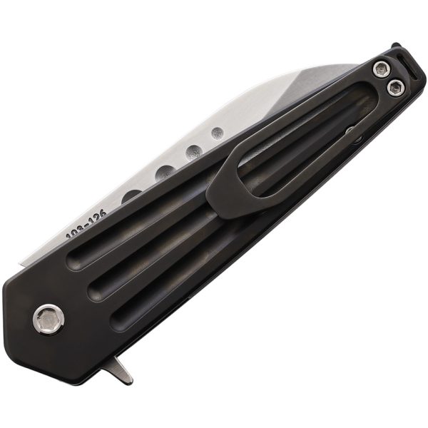 MD210STQ30PV_add_01 Steel Sharp Designs Medford Nosferatu Button Lock Folding Knife 3.75" S35VN Black Titanium