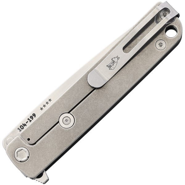 Medford M-48 Framelock Folding Knife 3.75" S35VN Tumbled Black