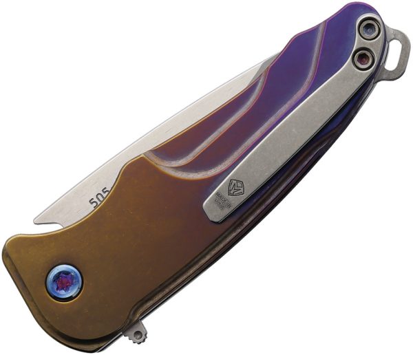 Medford Smooth Criminal Button Lock Folding Knife 3" S45VN Blade