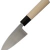 Mikihisa Deba Fixed Blade 4" White Steel #2 Poplar Handle