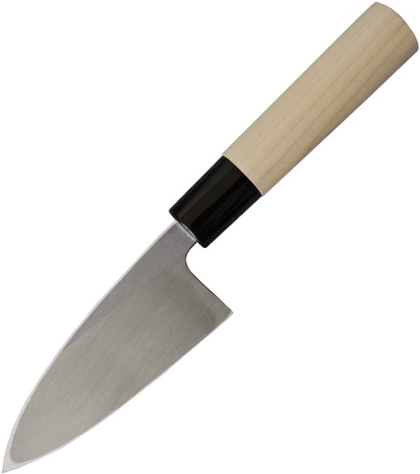 Mikihisa Deba Fixed Blade 4" White Steel #2 Poplar Handle