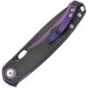 MKM-Maniago Knife Makers Eclipse Framelock Folding Knife Purple Titanium 3.25" CPM MagnaCut