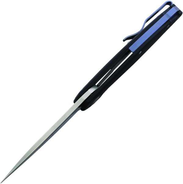 MKM-Maniago Knife Makers Goccia Linerlock Folding Knife 3.5" M390 Black G10