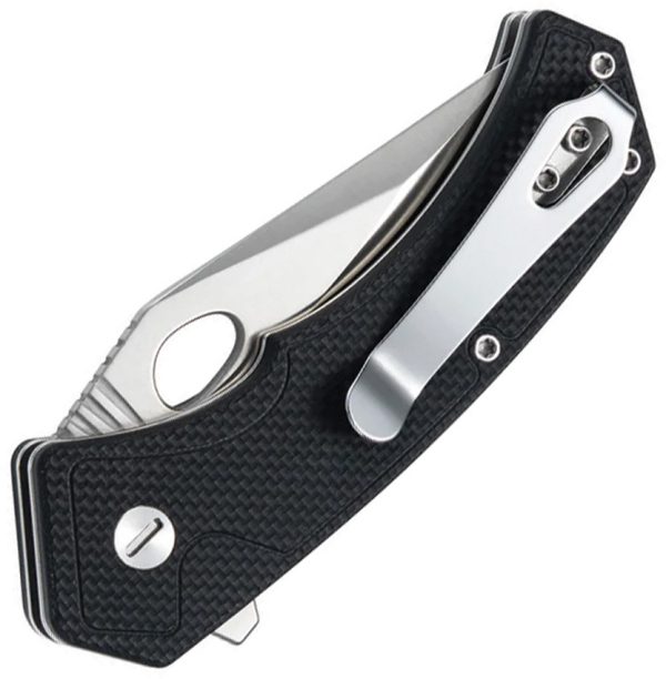 Croc Button Lock Black