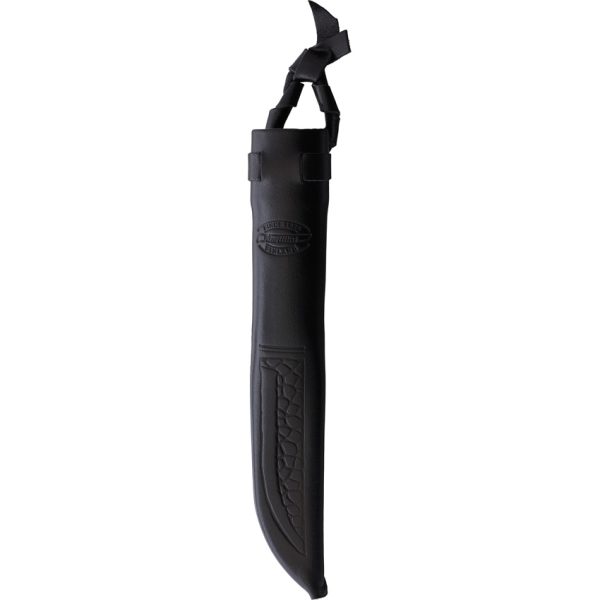 Marttiini Ilves Black Edition Fixed Blade Knife 4.25" 80CrV2 w/ Sheath