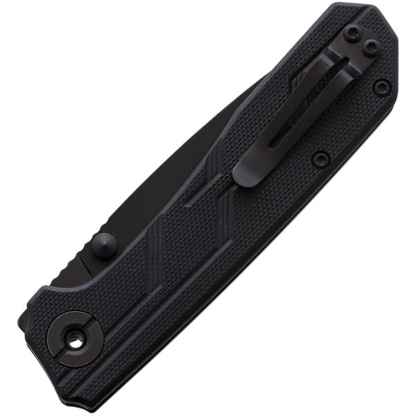 Marttiini B440 Folding Knife 3.13" Linerlock Black G10