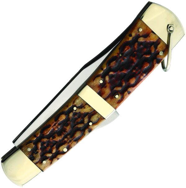 MR601_add_01 Steel Sharp Designs Marbles Big Ole Lockback Folding Knife 5in Blade Brown Bone