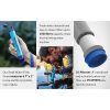 Membrane Solutions Water Filter Straw Blue with Cord Lanyard