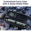 Membrane Solutions Water Filter Straw with Case - Camo