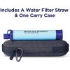 Membrane Solutions Water Filter Straw 1500L Capacity with Case