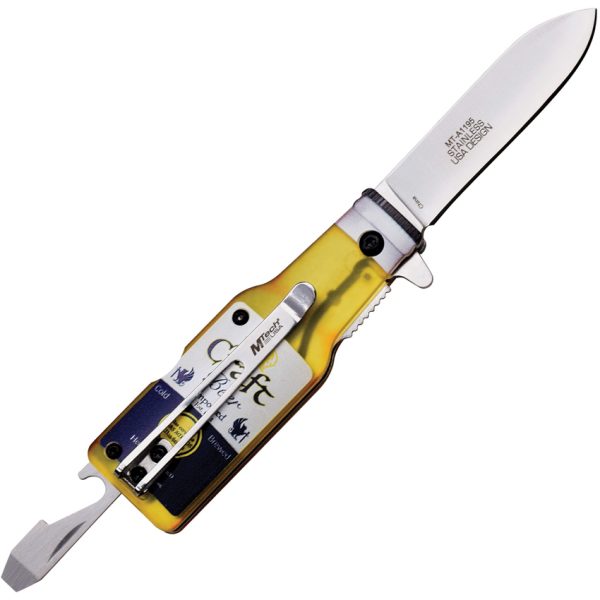 Mtech Bottle Linerlock Assisted Opening Folding Knife 2.5in