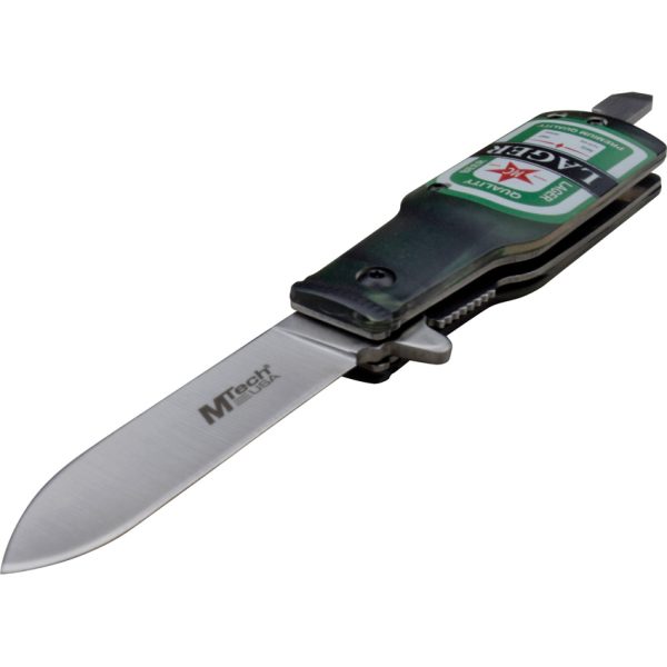 Mtech Bottle Lagerlock Assisted Opening Folding Knife 2.5" 3Cr13