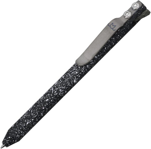 Pen Aluminum Black White