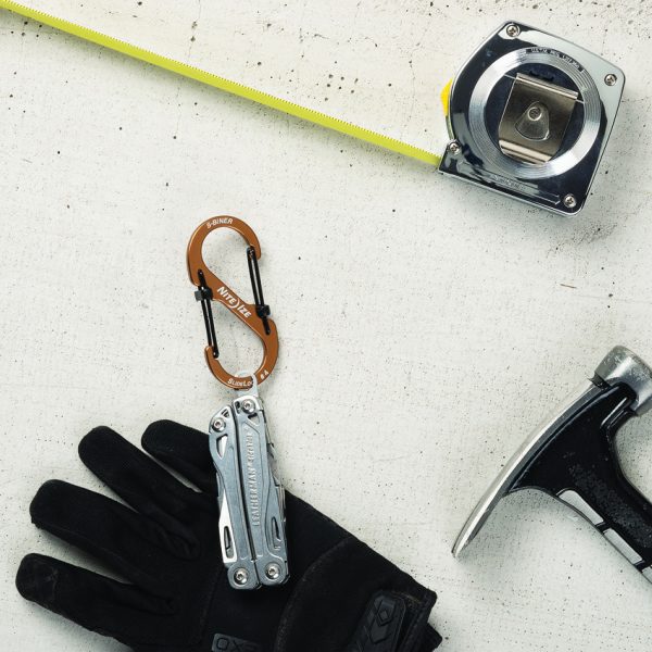 Nite Ize S-Biner Slidelock #4 Aluminum Carabiner Brown