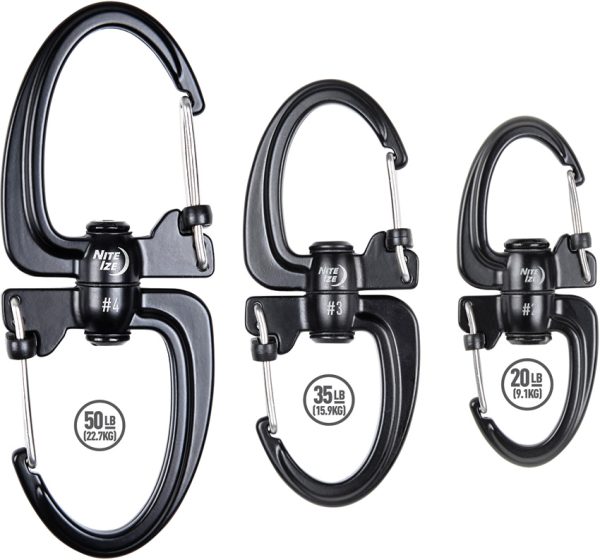 Nite Ize S-Biner 360 SlideLock Carabiner 35 lb Rating