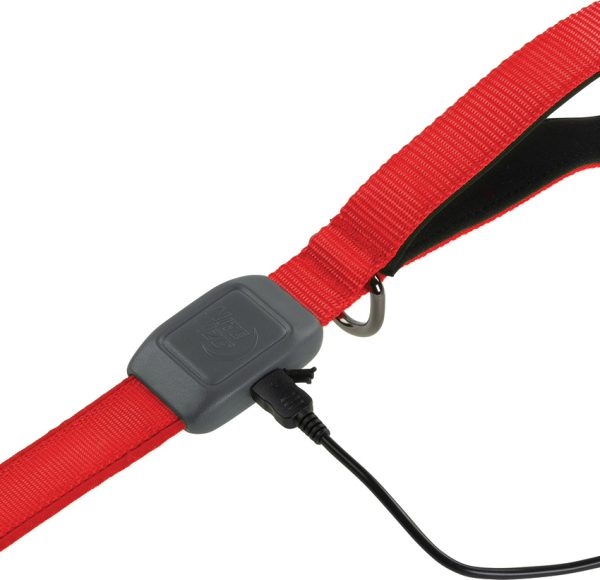 Nite Ize Nitedog Rechargeable Leash 60" Red