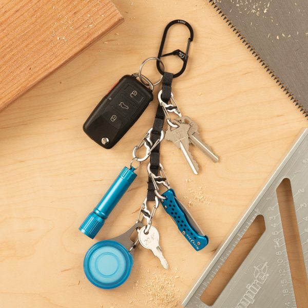 Nite Ize GearLine Mini Key Organizer with S-Biner MicroLocks
